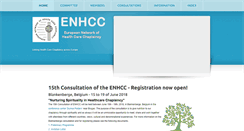 Desktop Screenshot of enhcc.eu