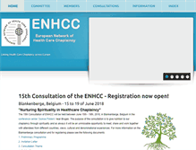 Tablet Screenshot of enhcc.eu